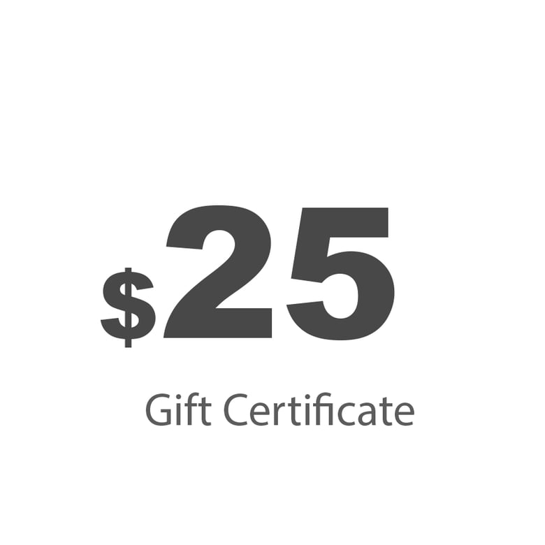 Image of Gift Certificate $25