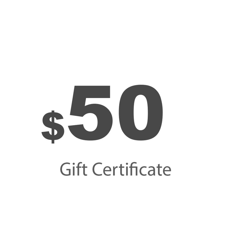 Image of Gift Certificate $50