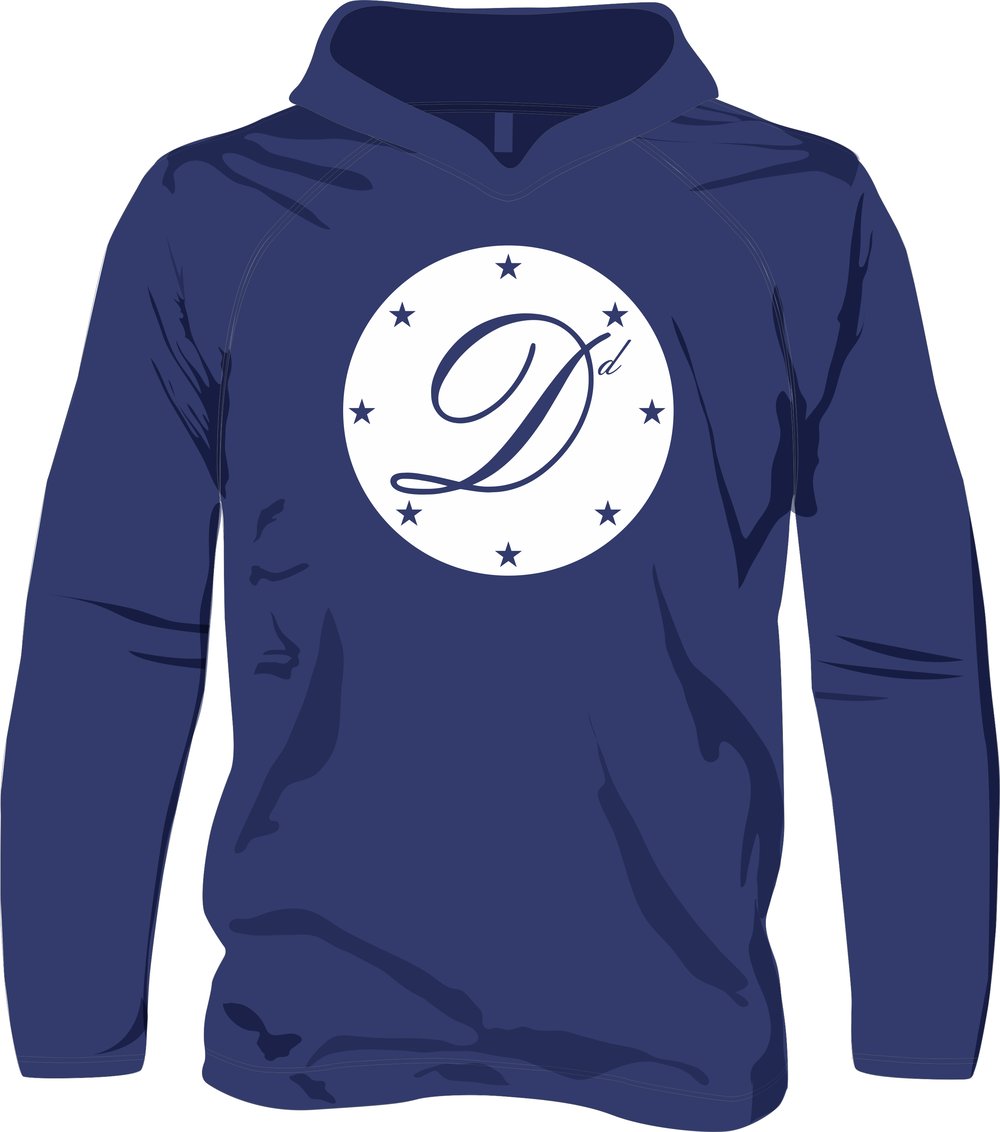 Image of Blue DD Hoody