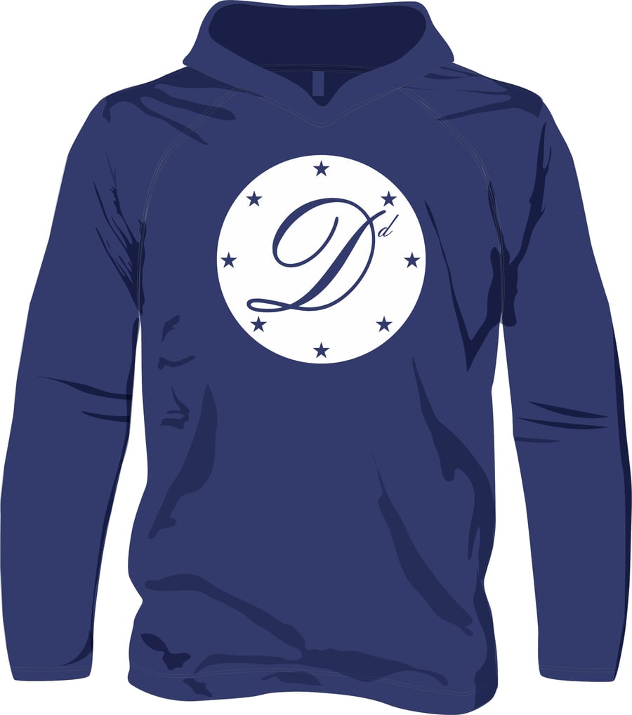 Image of Blue DD Hoody
