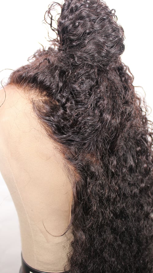 Image of Fully Customized "Join the Wave" Loose Wavy/Curly 13x6 Frontal Wig