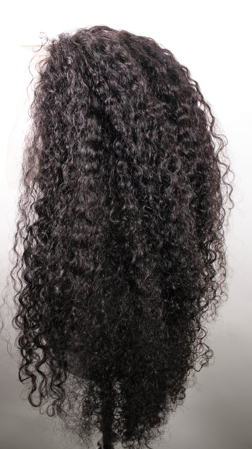 Image of Fully Customized "Join the Wave" Loose Wavy/Curly 13x6 Frontal Wig