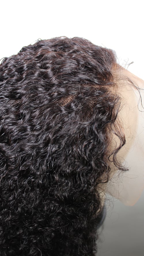 Image of Fully Customized "Join the Wave" Loose Wavy/Curly 13x6 Frontal Wig