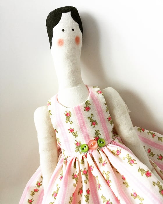 Image of French Victorian Cloth Doll Dress Service