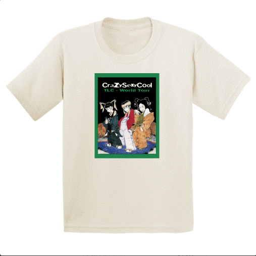 Image of Remade and Curated TLC CRAZYSEXYCOOL world tour merch