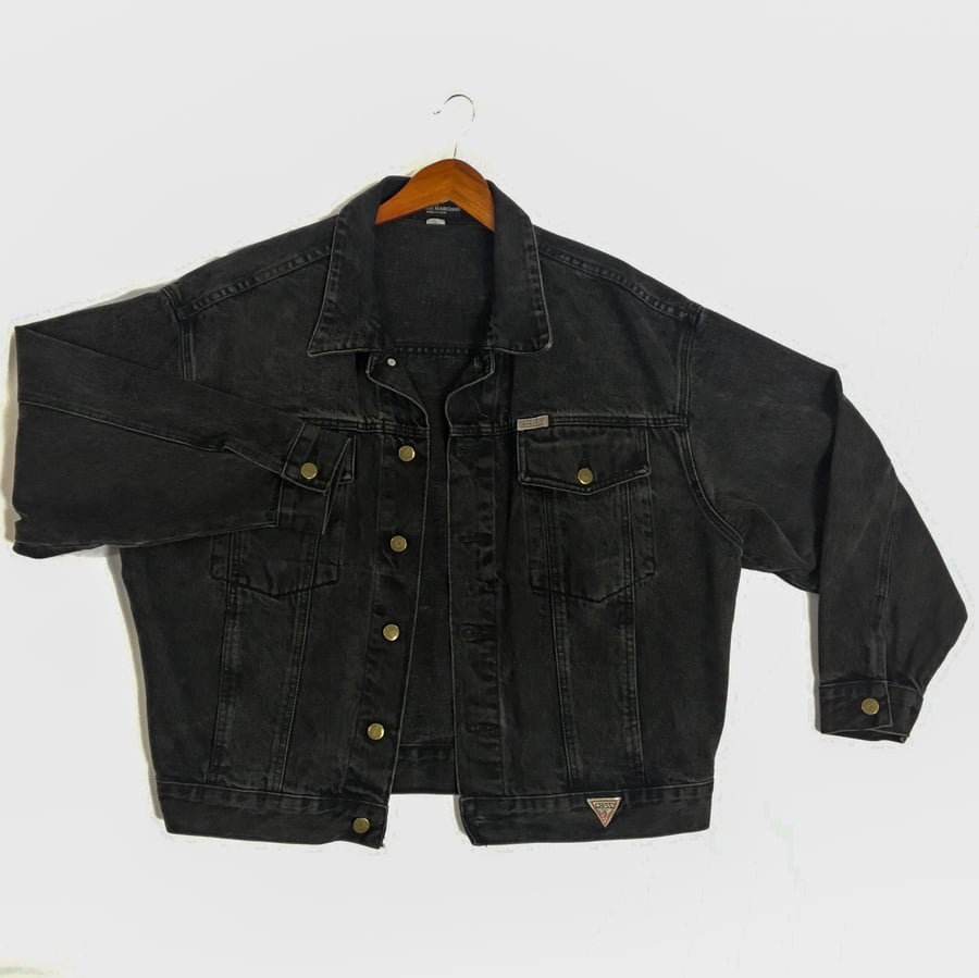 Image of Guess Denim (Black) Jean Jacket 