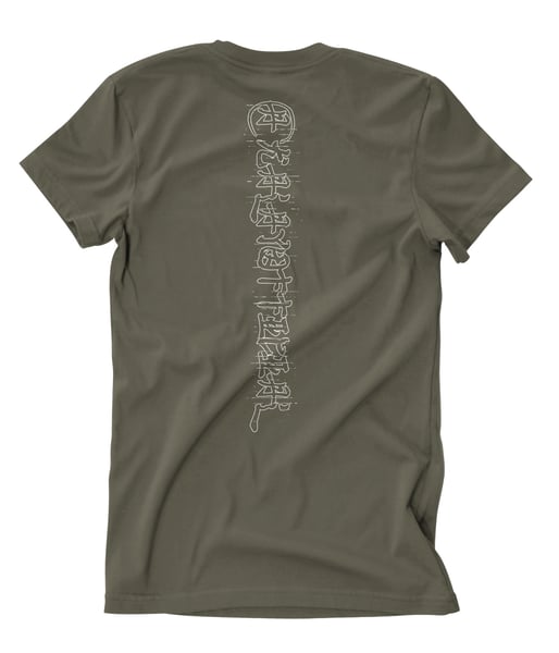 Image of Kalay Metal Green / White Tee