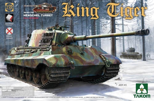 Image of Takom WWII German Heavy Tank Sd Kfz 182 King Tiger