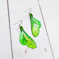Image 2 of Faery Wing Earrings