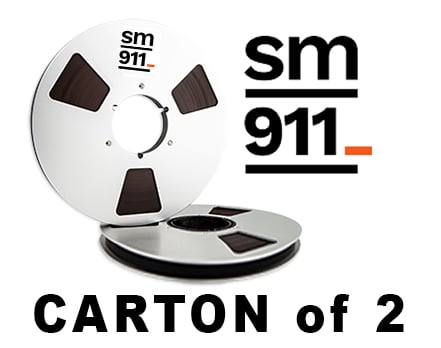 Image of CARTON of SM911 2" X2500' 10.5" Metal Reel In TapeCare Case