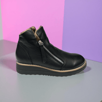 Image 1 of DJANGO & JULIETTE OPAL BLACK/ LEOPARD