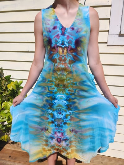 Image of Gravity dye pocket dress M