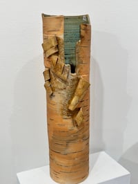 Image 3 of Ceramic Birch Vase- Lenore Lampi