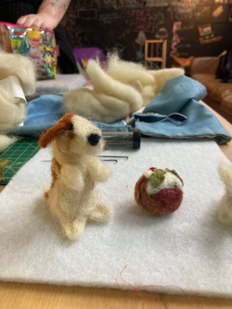 Image of Needle felted wool decoration
