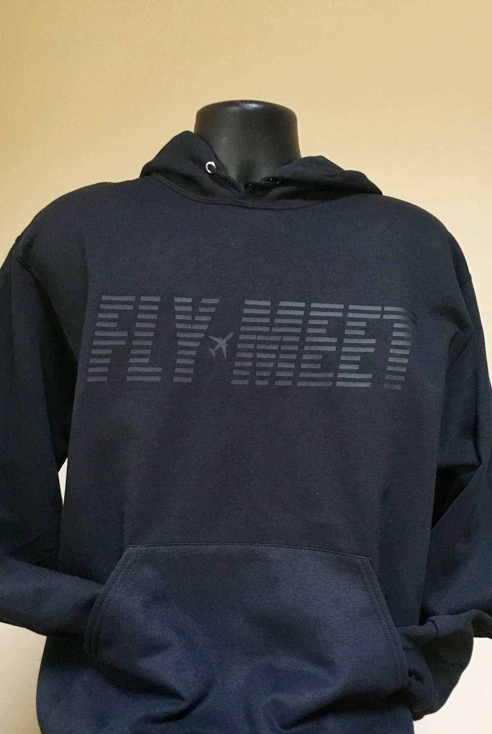 Image of Fly Meet Company - Hooded Sweatshirt (Stealth Bomber)
