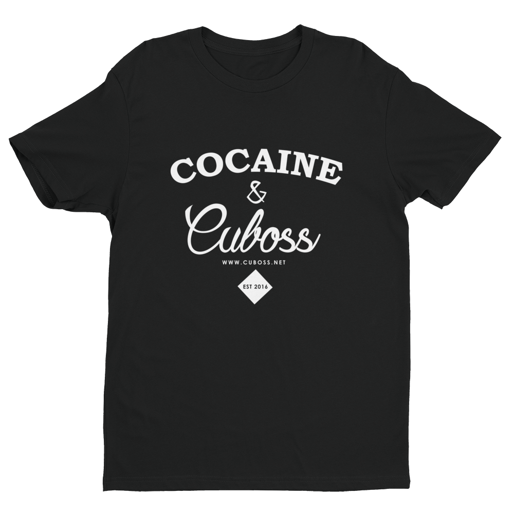 Image of Male Cocaine & Cuboss T-Shirt (Black)