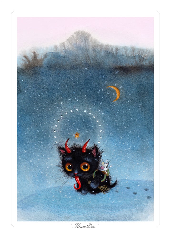 Image of "Kram-Puss" Limited Edition Print
