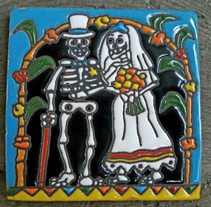 Image of Wedding Day Coaster Tile
