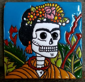 Image of Frida Garden Coaster Tile