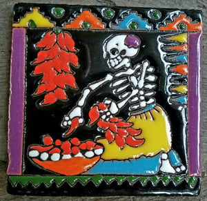 Image of New Mexico Chile Coaster Tile