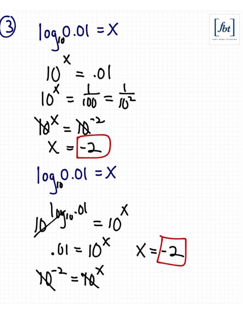 Image of Logarithmic Equations YouTube Notes