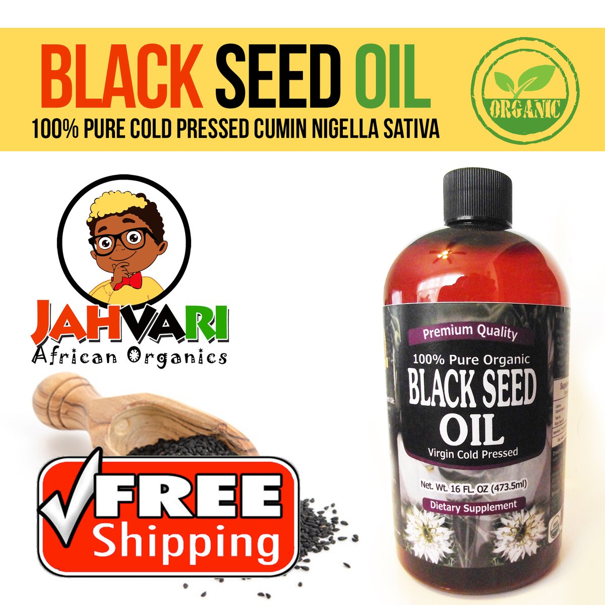 Image of Pure Black Seed Oil - FREE SHIPPING!!