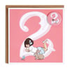 Belle & Boo Birthday Badge Card - Two