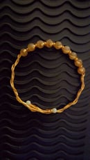 Image 2 of peach moonstone bracelet