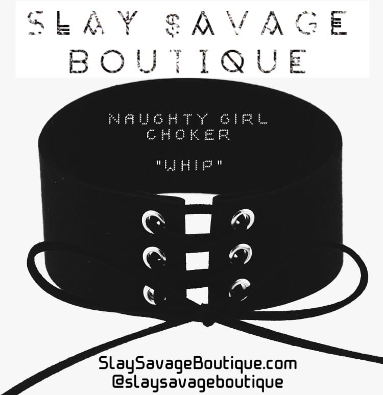 Image of Naughty Girl Choker "Whip"