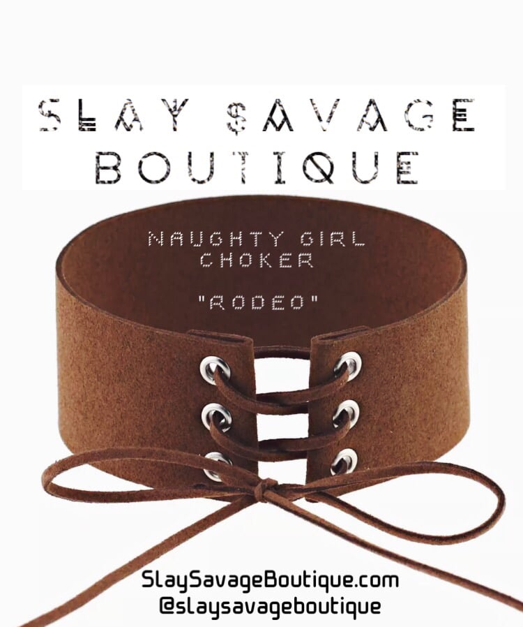 Image of Naughty Girl Choker "Rodeo"