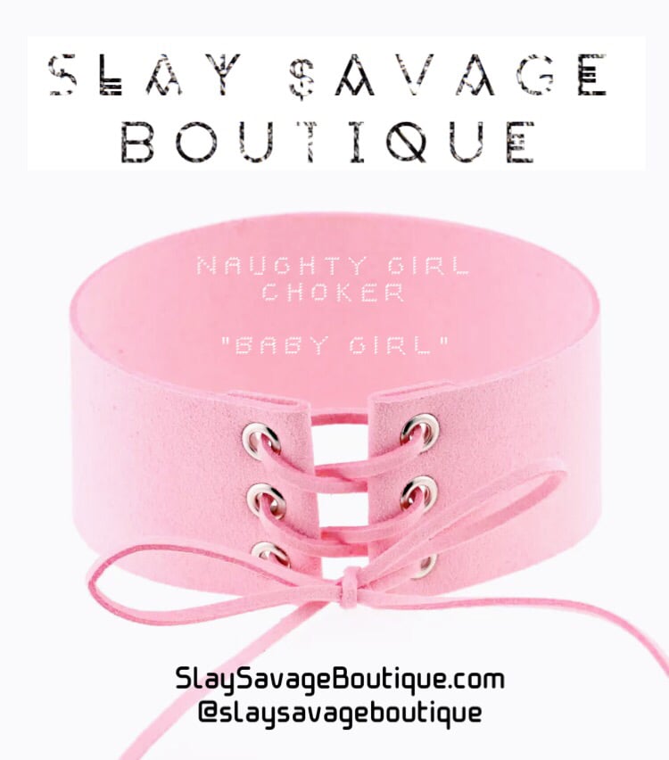 Image of Naughty Girl Choker "Baby Girl"