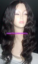 Image 2 of Virgin Brazilian Loose Wave Silk top Front Lace Wig