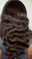 Image 5 of Virgin Brazilian Loose Wave Silk top Front Lace Wig