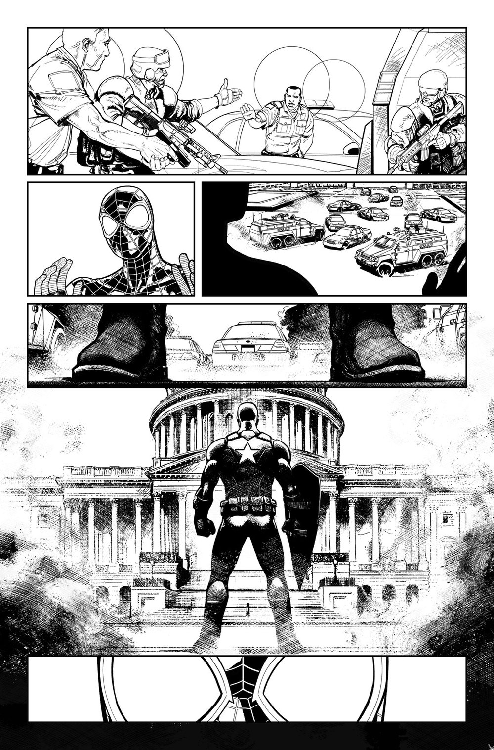 Image of CIVIL WAR II #7, p.16 ARTIST'S PROOF