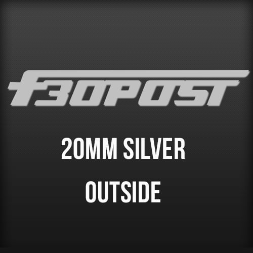 Image of 20mm Silver - Outside