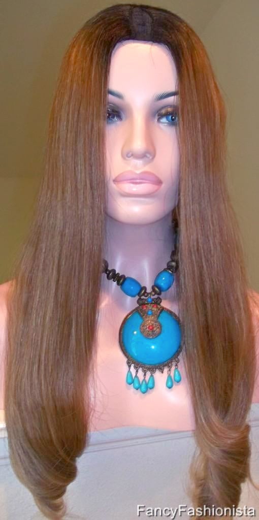 Image of Custom Color Peruvian Blonde Mix U Part Wig 22"