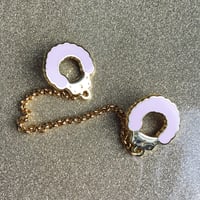 Image 4 of Fuzzy Handcuff Collar Pins
