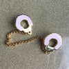 Fuzzy Handcuff Collar Pins