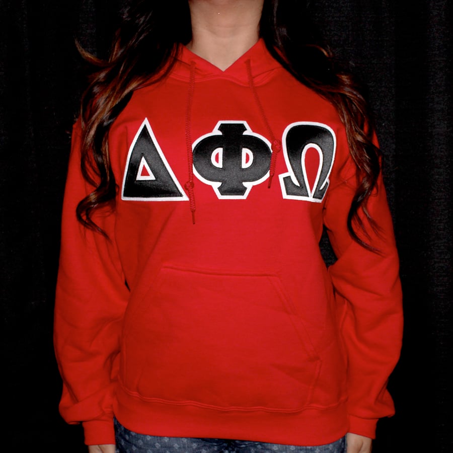 Image of Delta Phi Omega hoodie (red)