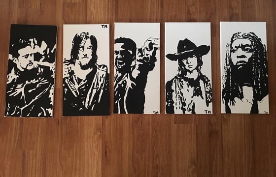 Image of Walking dead set (5)
