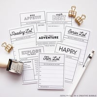 Image 2 of In Review Journaling Cards (Digital)