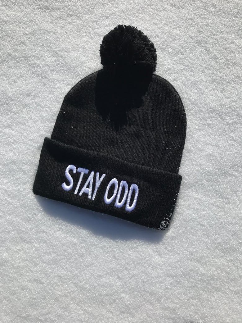 Image of Stay Odd Pom Beanie