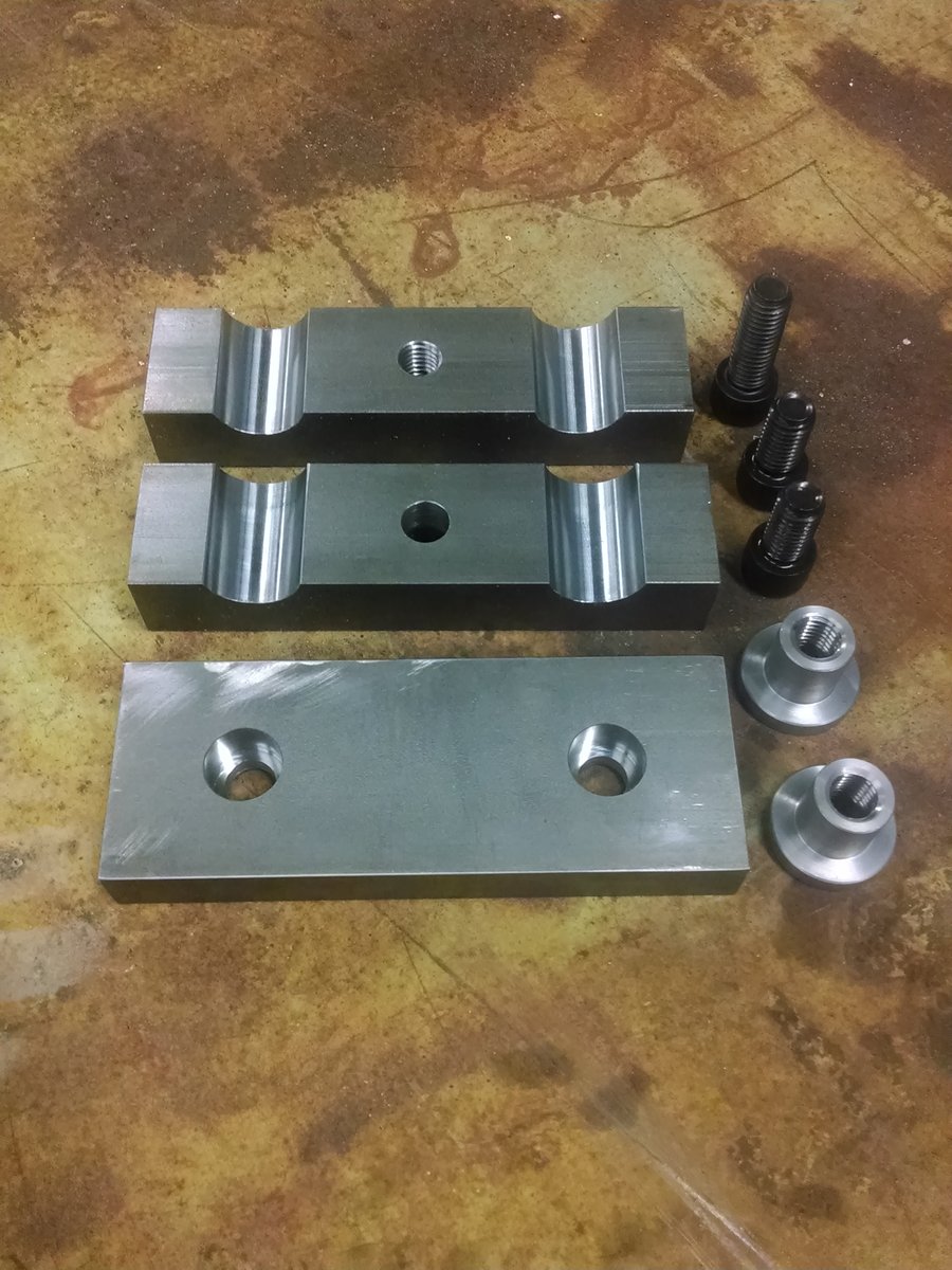 Image of Riser less handlebar welding fixture clamps 1.0"