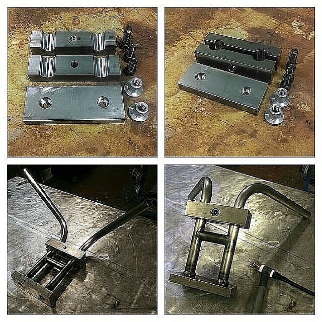 Image of Riser less handlebar welding fixture clamps 1.0"
