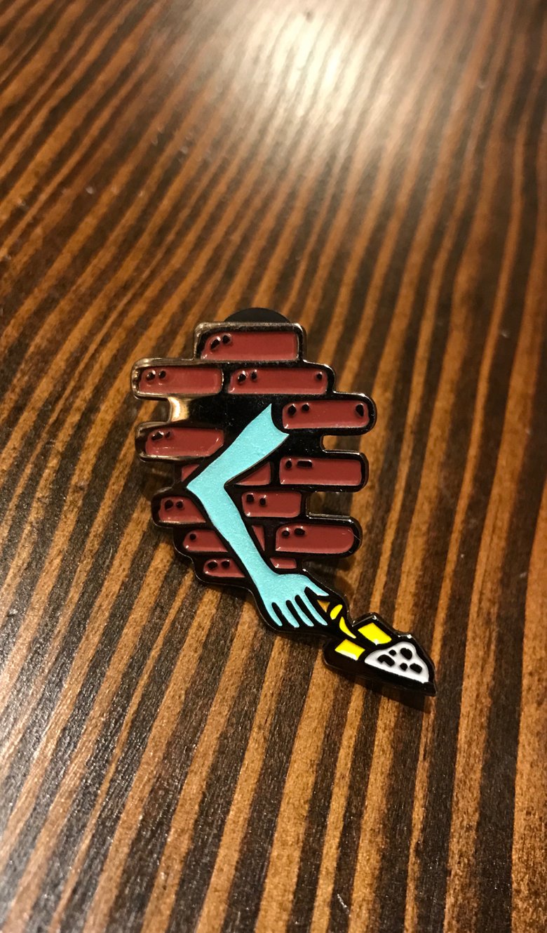Image of "Leave me alone" enamel pin