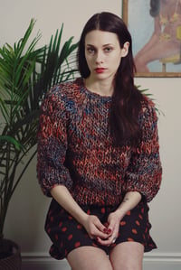 Image 3 of Kingston sweater in merino wool (w/ optional fringe detail)