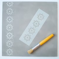Image 1 of Malmo Furniture Stencil for Furniture, Wall and Fabric Projects-Moroccan stencil-DIY 