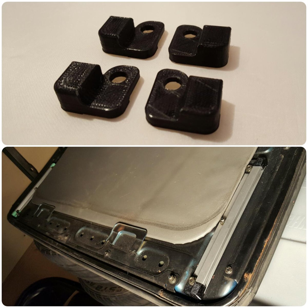 8891 Honda CRX SI Sunroof Bumper Replacements 3d Printed Car Parts