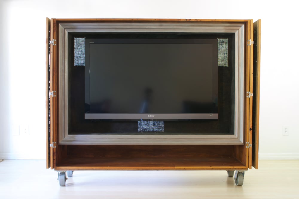 Image of Television Cabinet : Reclaimed Fir + Vintage Tin