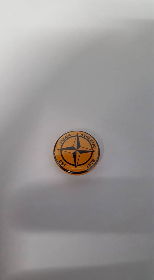 Alloa Athletic est 1878 Football Casuals/Hooligans ACAB AMF Brand new badge 25mm